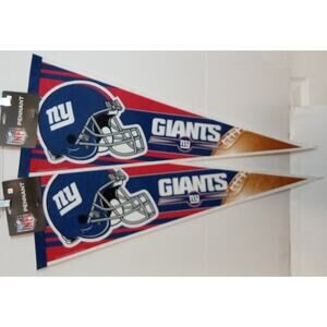 New York Giants NFL Set of 2 Rico/Tag Express Felt Pennants